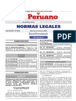 Normas Legales: Dición Xtraordinaria