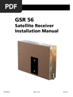 Satellite Receiver Installation Manual: 190-00836-00 August, 2010 Revision F