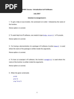 MOOC Course - Introduction To R Software July 2017 Solution To Assignment 1