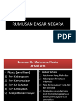 Rumusan Dasar Negara