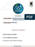 Course Name:: Volumetric and Gravimetric Analytical Chemistry: 4022133-3