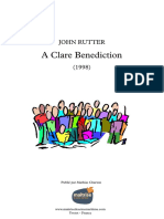 A Clare Benediction - Partition Complète