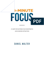 10 Minute Focus by Daniel Walter