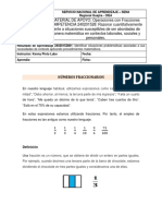 Material de Apoyo 2021 - SUMA Y RESTA DE FRACCIONES Y NÚMEROS MIXTOS