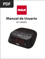 Manual Reloj Despertador