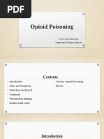 Opioid Poisoning: by Dr. Daud Jabbar Taib Department of Forensic Medicine