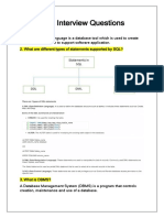 SQL Interview