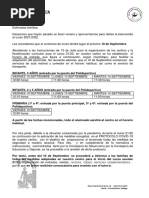 Carta Comunicado Inicio Curso 21.22