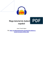 Mega Tutorial de Audacity en Español