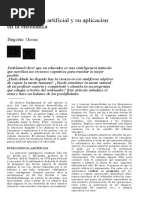 La Inteligencia Artificial y Su Aplicacisn en La Enseñanza: Begoña Gross