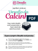 M e G - 48 e 50 - Calcinha Do Desafio Da Lingerie