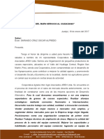 Carta de Solicitud de Servicios Profesionales