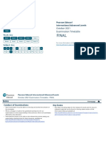 October 2021 Int A Level Final