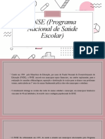 PNSE (Programa Nacional de Saúde Escolar)