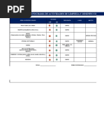 Cronograma de Limpieza