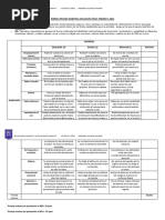 Rubrica Prueba Semestral Educación Física