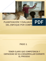 Panificación y Evaluación