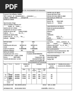 WPS Especificcaciones Del Procedimiento de Soldadura