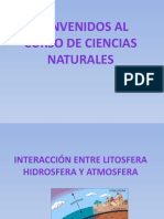 Interacción Entre Litosfera Hidrosfera y Atmosfera