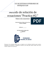 Practica 2 Metodos Numericos