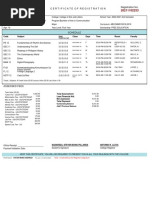 Certificate of Registration Registration No:: Code Subject Unit Class Days Time Room Faculty