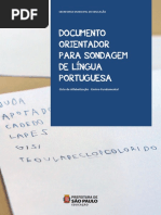 Sondagem Lingua Portuguesa