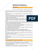 Problemas Matemáticos Tercero Primaria