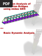 Vibration Analysis of Steel Pedestrian Bridges