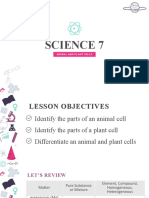 Science 7 - Animal and Plant Cell