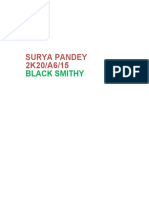 Surya Black Smithy