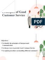 Principles of Good Customer Service