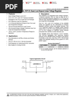 LM3480 100-Ma, SOT-23, Quasi Low-Dropout Linear Voltage Regulator