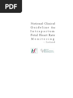 National Clinical Guideline For Intrapartum Fetal Monitoring Guideline