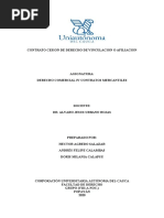 Contrato Cesion de Derecho de Vinculacion o Afiliacion