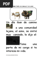 Texto El Asno y El Caballo