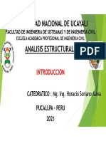 UNIDAD 1 - 1 Introduccion Al Analisis Estructural