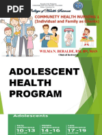 Doh Health Programs (Adolescent Program)