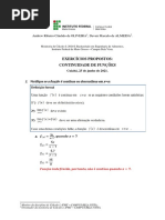 Continuidade de Funções - RESOLUÇÃO