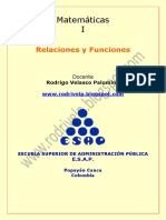 Relaciones y Funciones