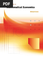 Foundations of Mathematical Economics