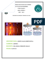 Universidad Mayor de San Andres Facultad de Ingenieria Curso Basico Area Quimica QMC - 206 L