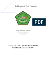 Makalah Kehilangan Air Pada Tumbuhan