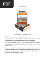 Why Passive Income Is The Ultimate Business Model