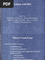 Cooking For The PKU Diet Tye