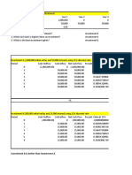 Investment B Is Better Than Investment A