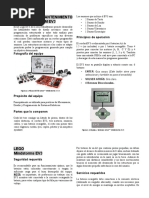 Instructivo Mantenimiento Lego Mindstorm Ev3