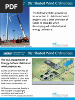 Distributed Wind Ordinances