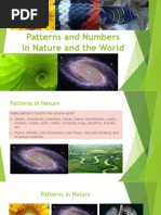 Patterns and Numbers in Nature and The World