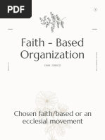 Faith - Based Organization REEXSPI