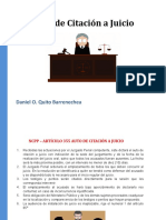 Tarea #3 - El Auto de Citación A Juicio - Quito Barrenechea Daniel Oscar